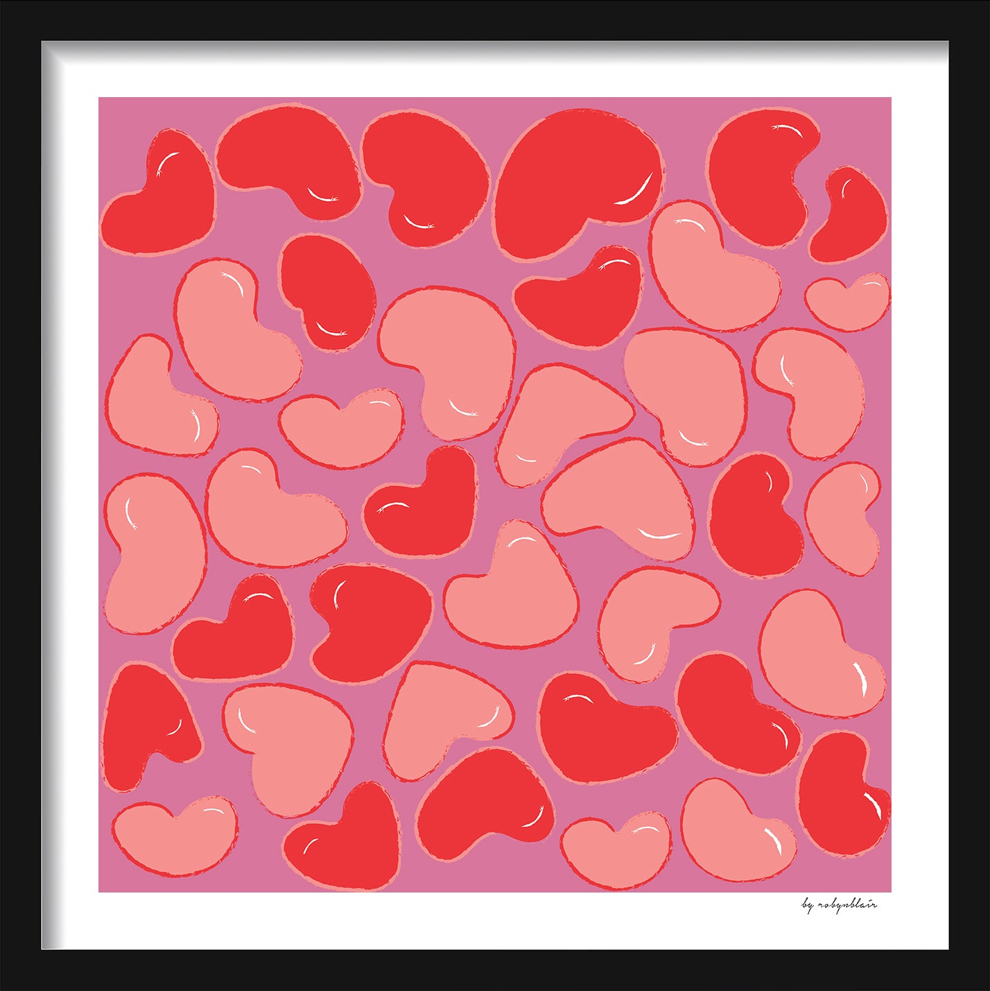 Bean In Love Pink