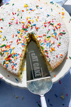 Cake Server + My Olive Oil Cake - Gluten & Dairy Free