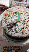 Cake Server + My Olive Oil Cake - Pumpkin