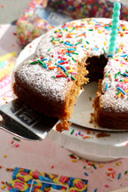 Cake Server + My Olive Oil Cake - Pumpkin