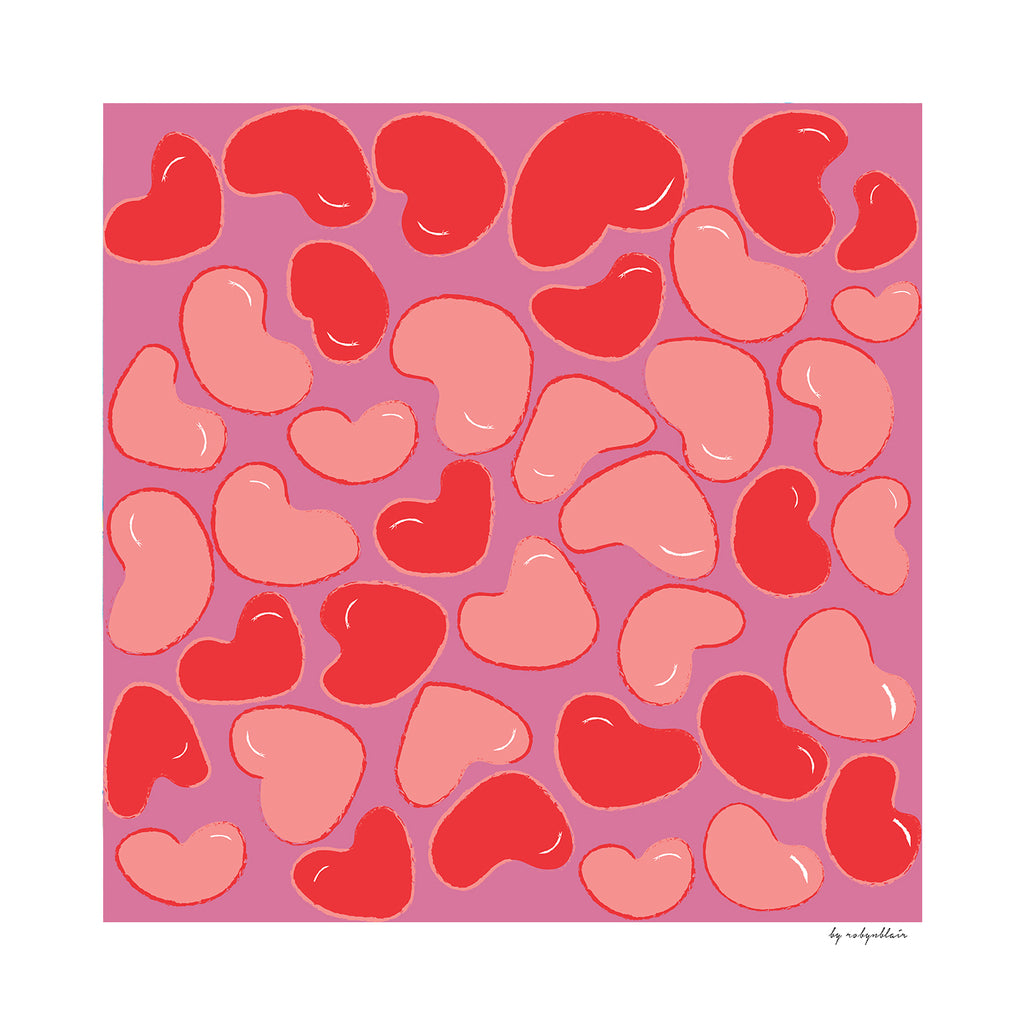 Bean In Love Pink