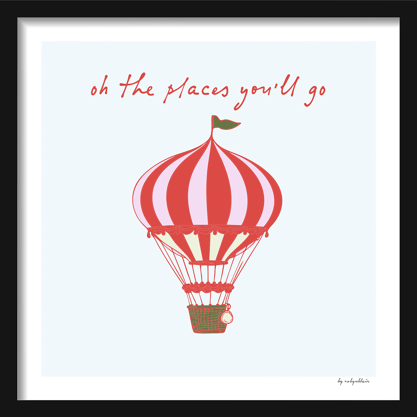 Oh The Places Blue