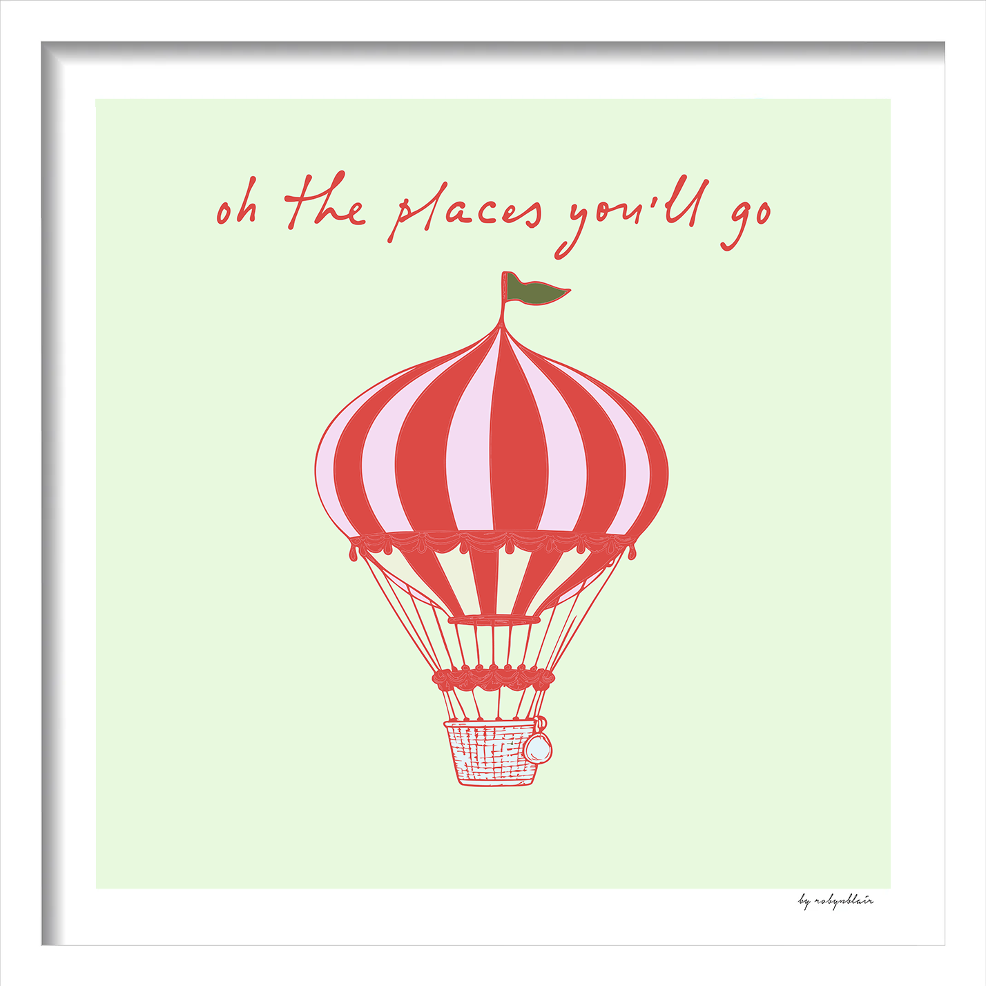 Oh The Places Mint