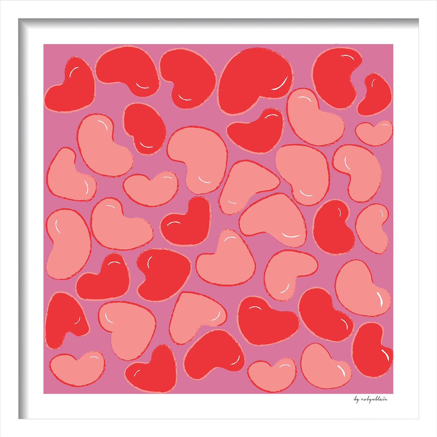 Bean In Love Pink