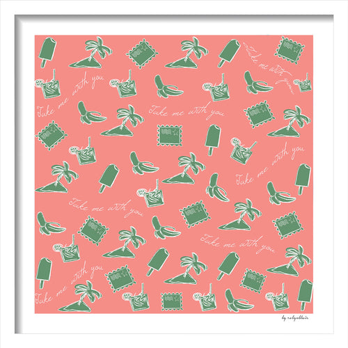 Coral Postcard