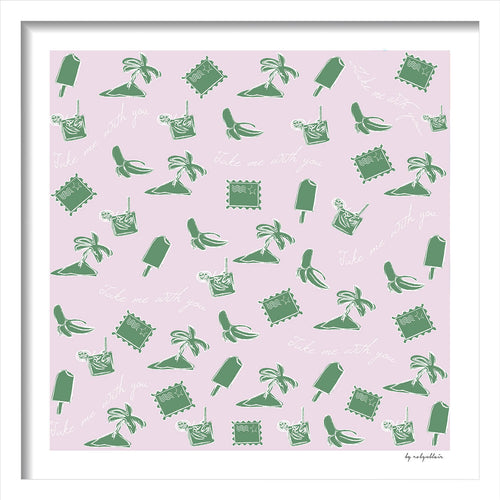 Cotton Candy Postcard