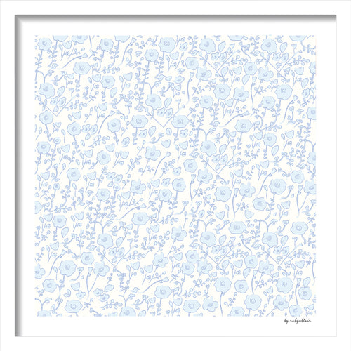 Blooming Toile Blue