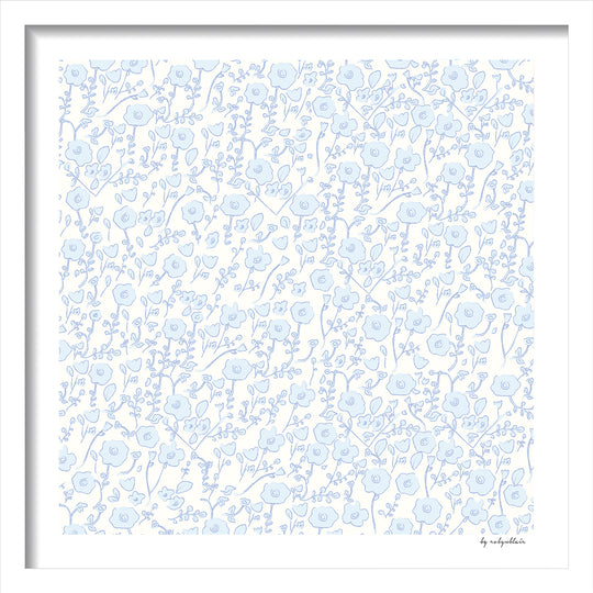 Blooming Toile Blue