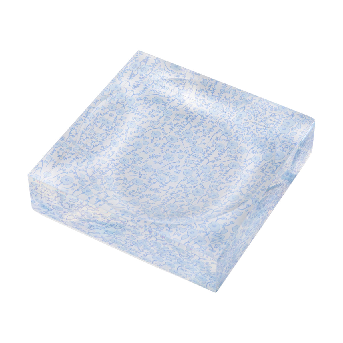 Blooming Toile Blue candy dish by BY ROBYNBLAIR