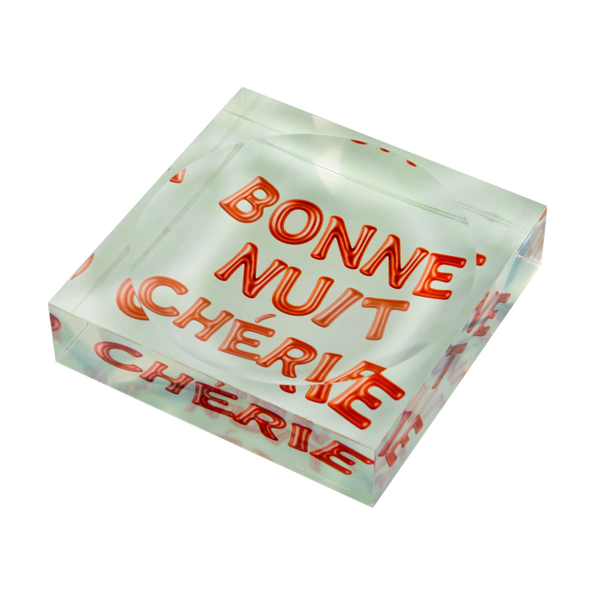 Bon Nuit Cherie candy dish by BY ROBYNBLAIR