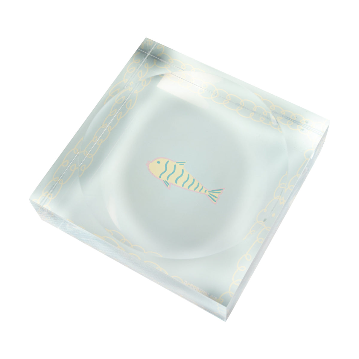 Lucky Fish Aqua candy dish by BY ROBYNBLAIR
