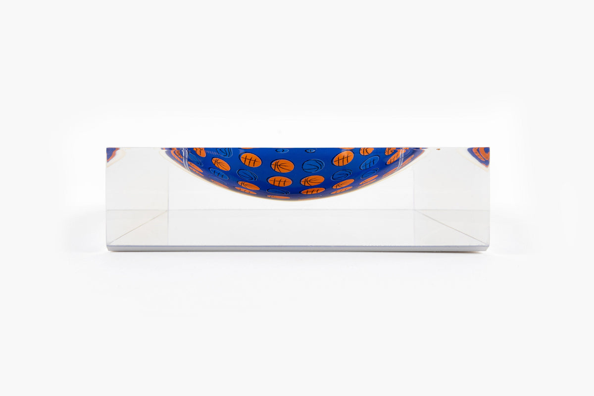 Lucky Hoops candy dish in Champions Edition by BY ROBYNBLAIR, side view