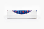 Lucky Hoops candy dish in Cherry Blue by BY ROBYNBLAIR, side view