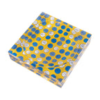 Lucky Hoops candy dish in Cobalt Yellow by BY ROBYNBLAIR