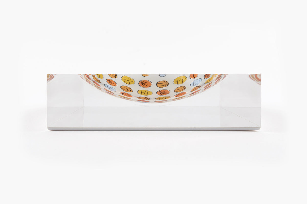 Lucky Hoops candy dish by BY ROBYNBLAIR, side view
