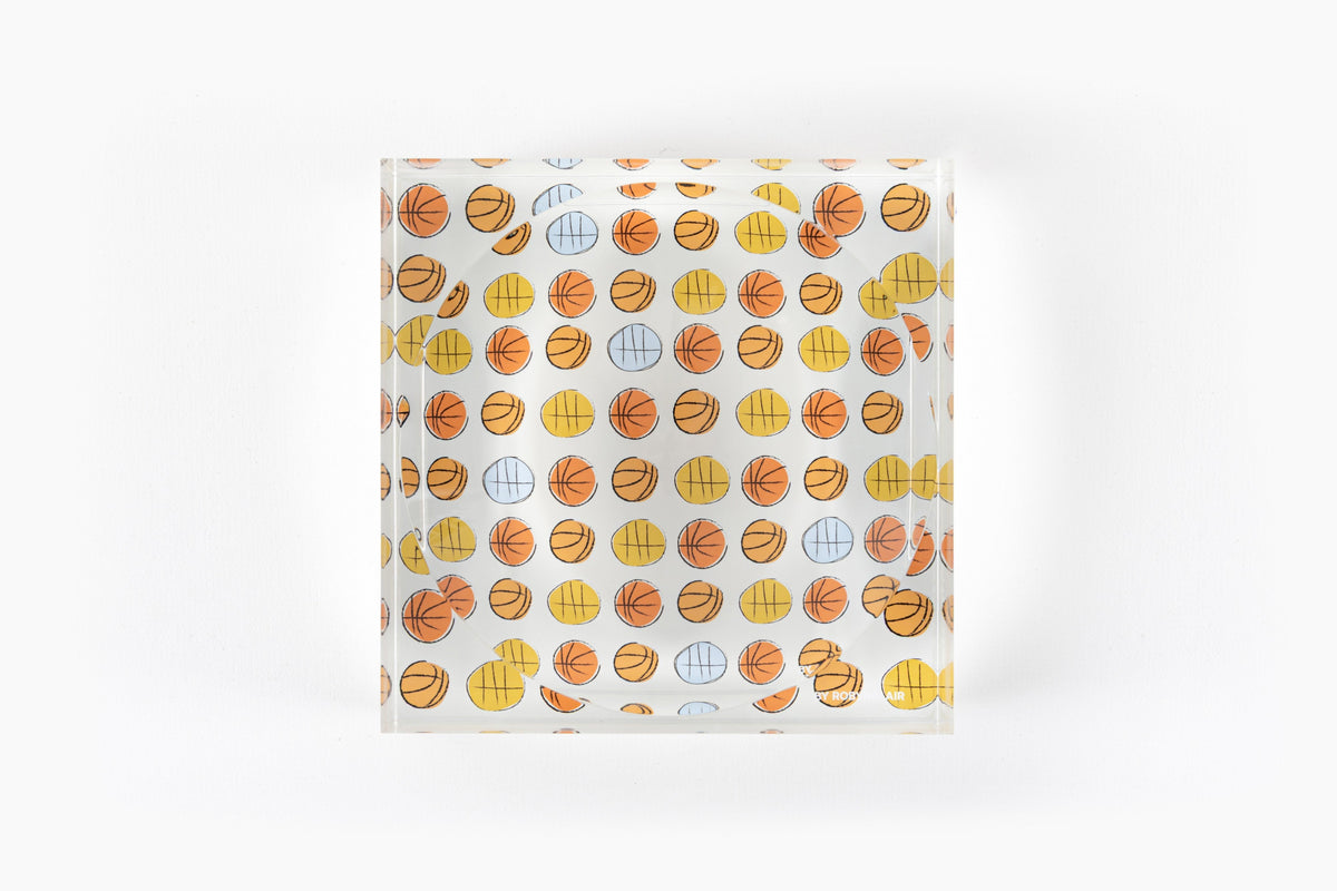 Lucky Hoops candy dish by BY ROBYNBLAIR, top-down view
