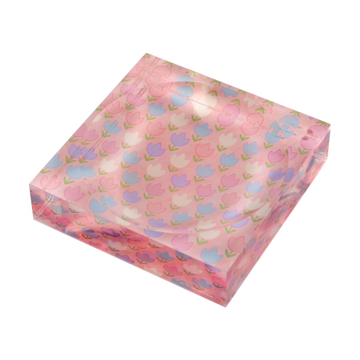 Morning Meadow Blush candy dish by BY ROBYNBLAIR