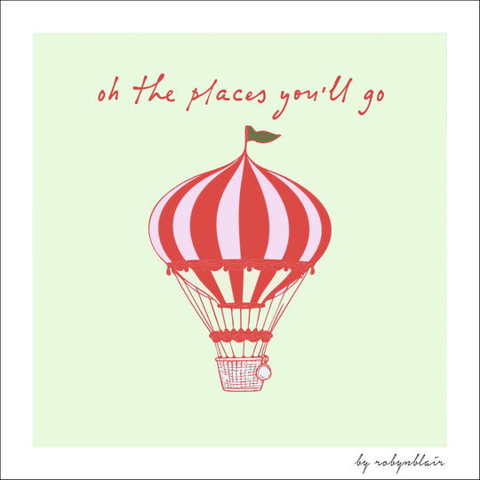 Oh The Places Mint