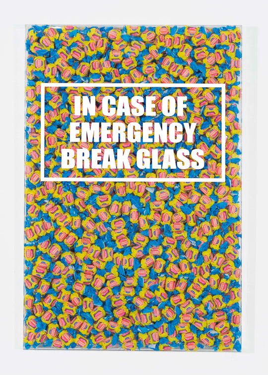 In Case of Emergency Break Glass - White Text