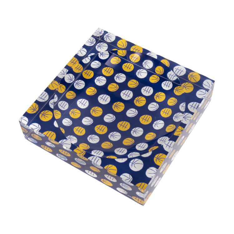 Lucky Hoops candy dish in Midnight Gold by BY ROBYNBLAIR